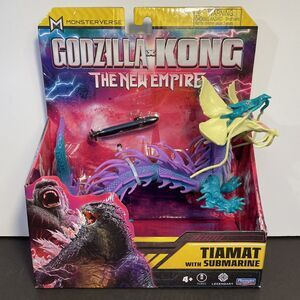 Godzilla x Kong The New Empire Tiamat Figure w Submarine 6" Figure NEW IN HAND